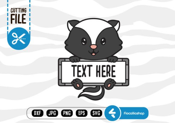 Animal Layered Board SVG, Skunk SVG: Adding Depth to Classroom and Nursery Crafts
