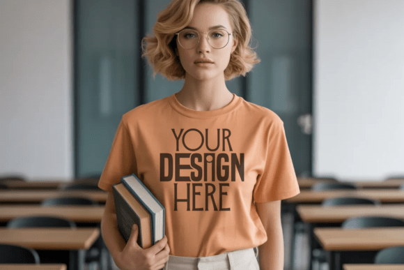 Burnt Orange Comfort Colors 1717 Teacher