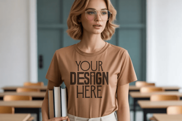 Cumin Comfort Colors 1717 Teacher Mockup: Elevating Your Educator Apparel Designs