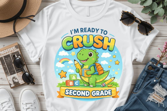 I'm Ready to Crush Second Grade PNG