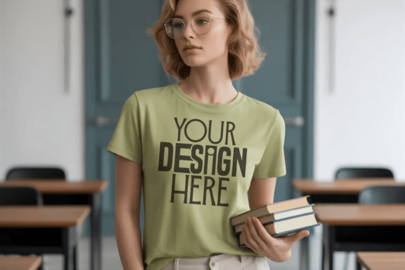 Kiwi Comfort Colors 1717 Teacher Mockup
