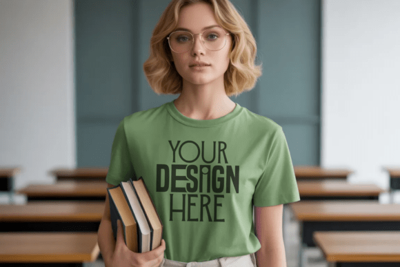 Neon Green Comfort Colors 1717 Teacher M: The Ultimate Canvas for Educator Apparel